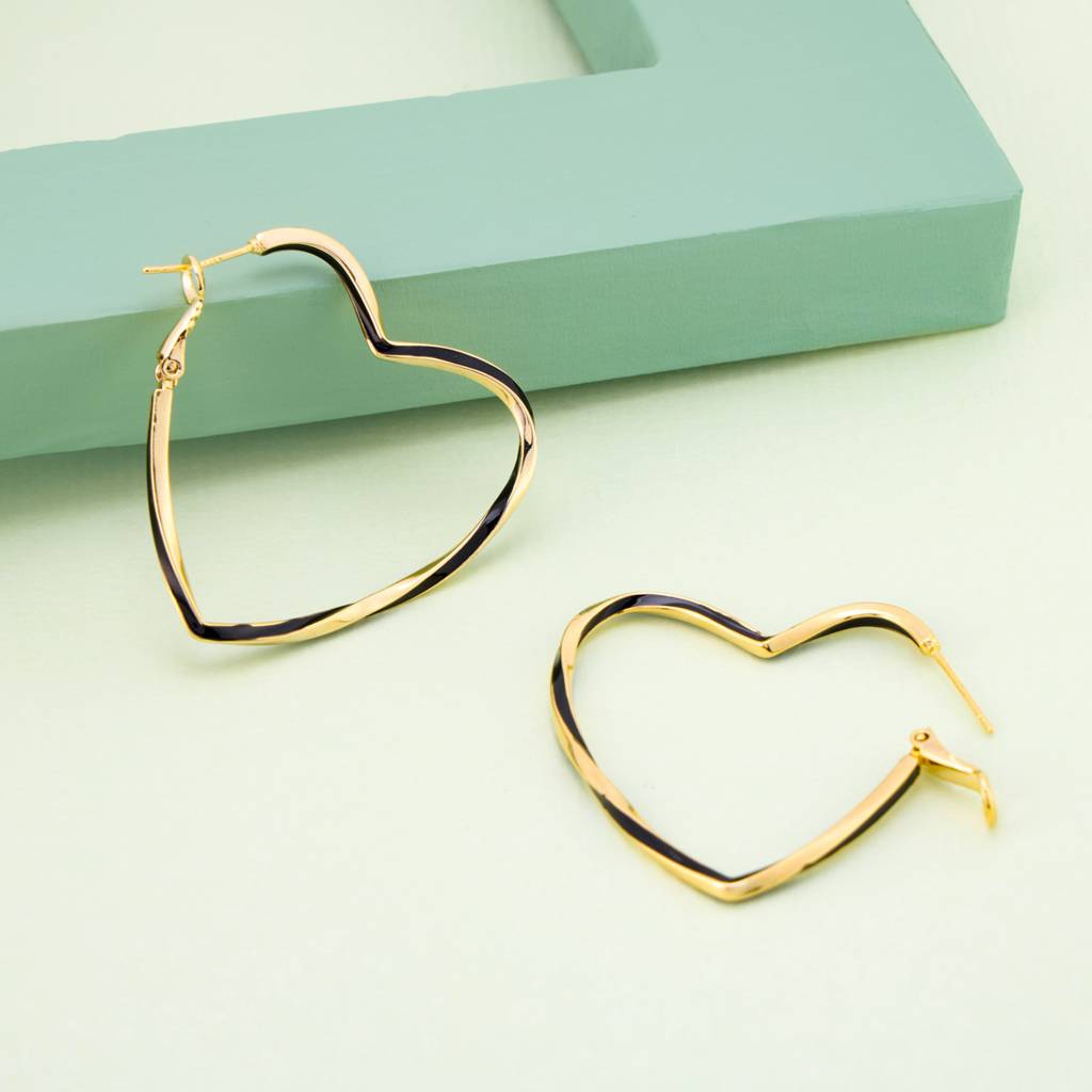 Gold - Plated Casual Wear Trendy Earring - 447005 : 447006