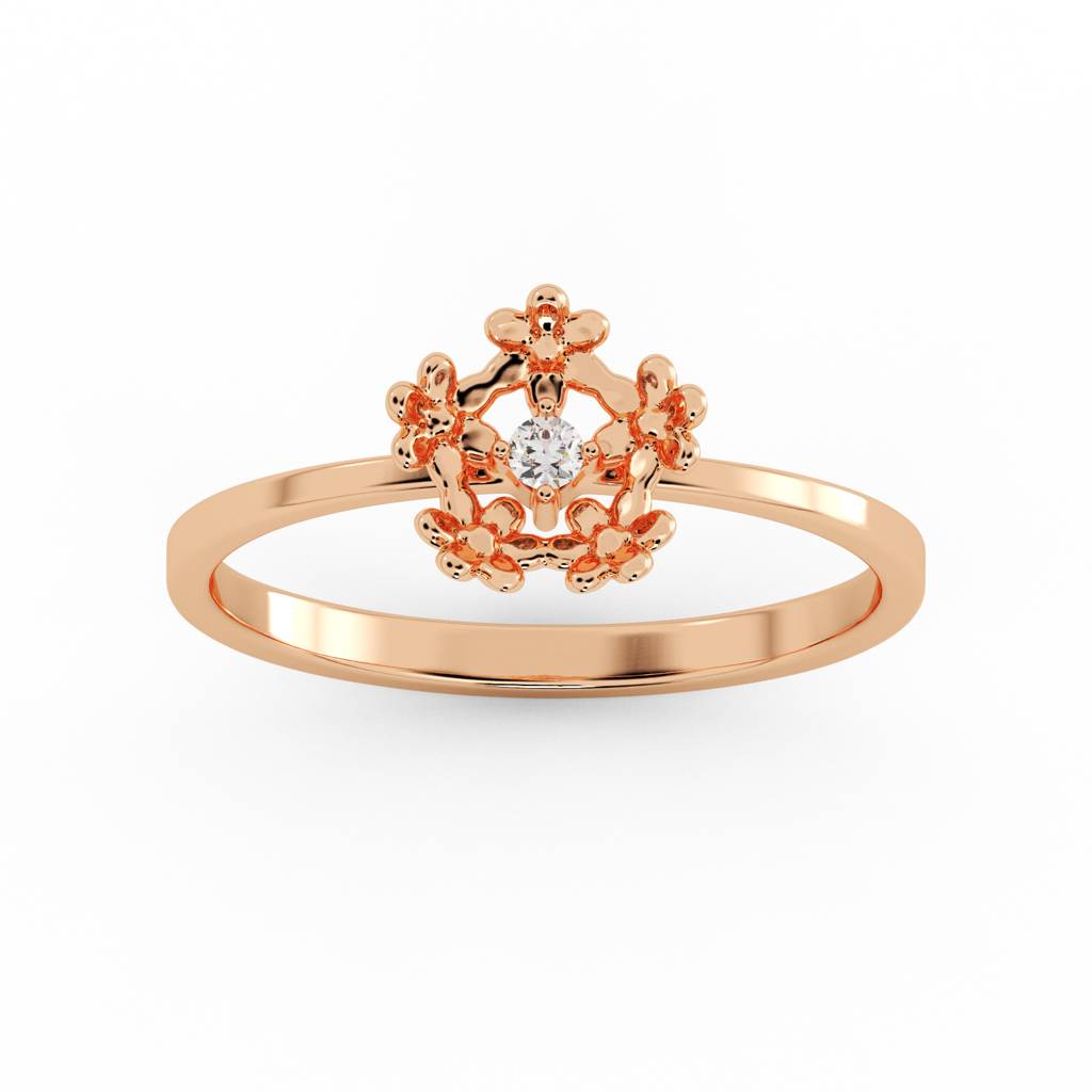 9K Bis Hallmarked Ring For Women/Girls | Avr1101 : AVR1101PC_8