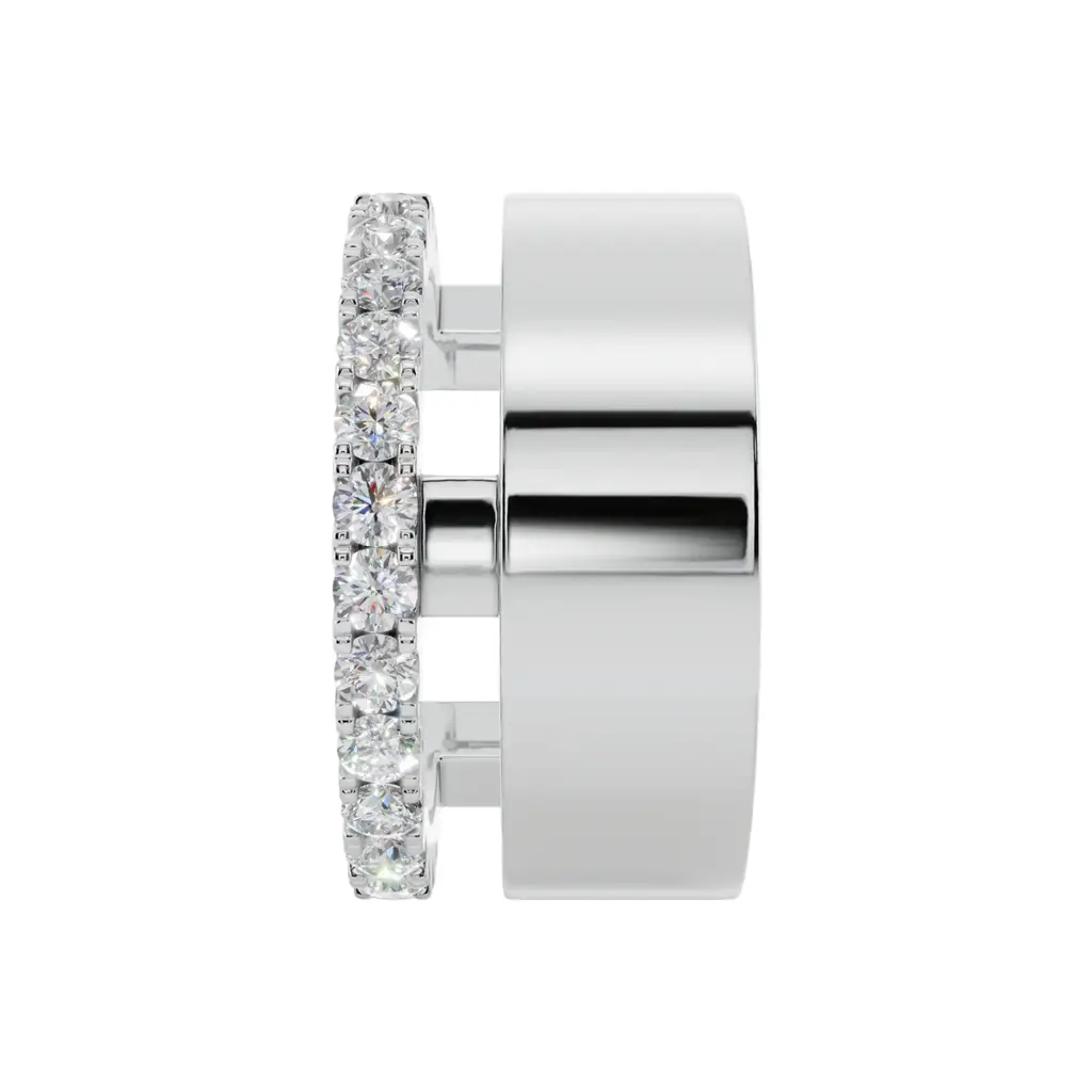 Mortex Pure Silver Earcuff : VECF08-SL-W