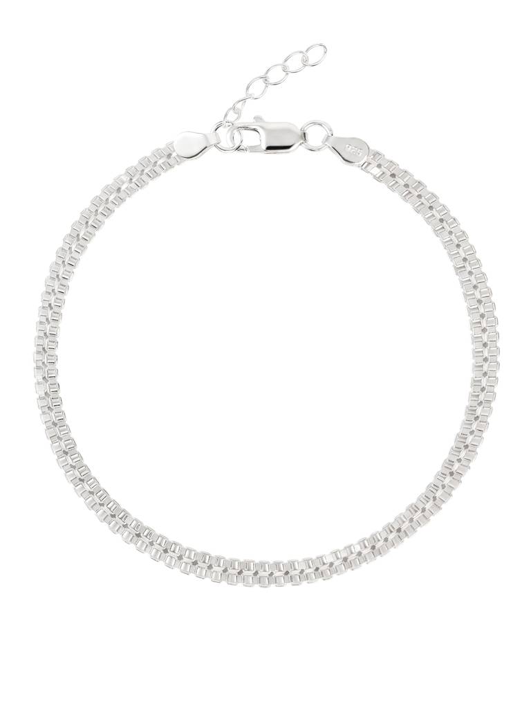 Sleek Flat Snake Men'S Bracelet : CJGB240