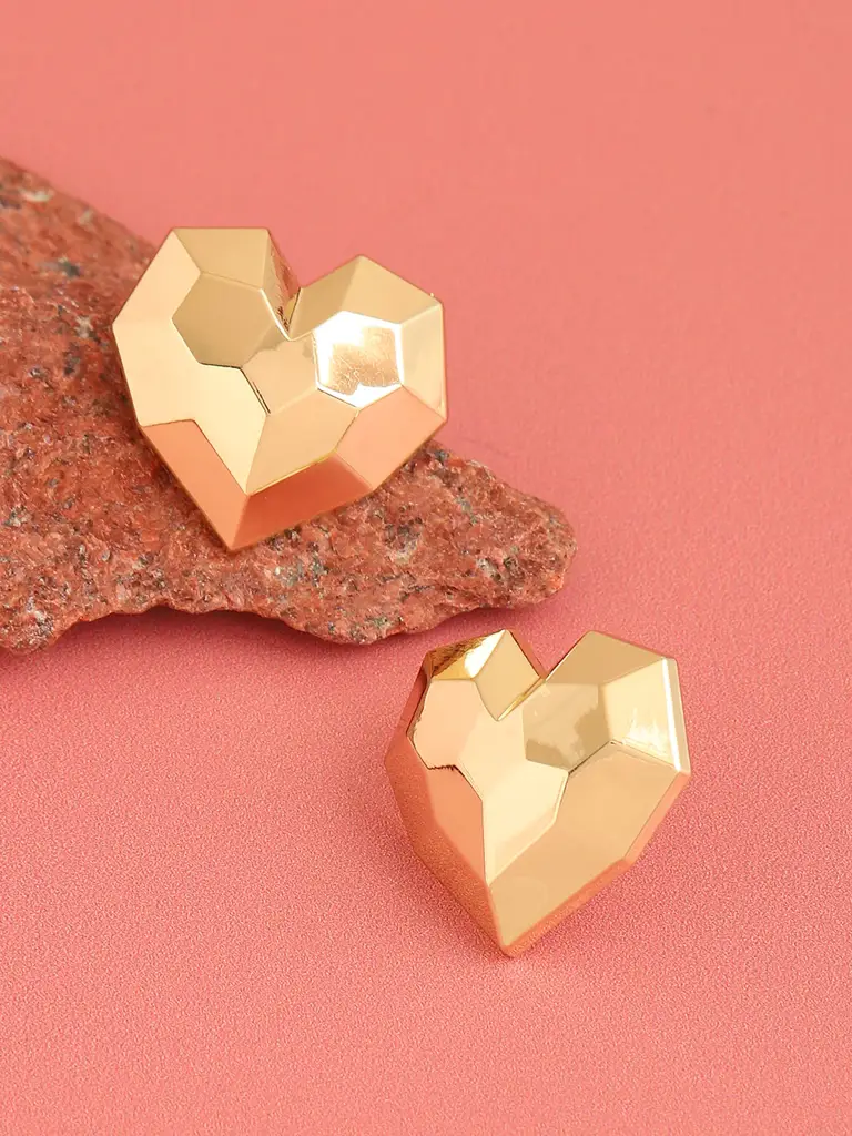 Lysandra-Gold Plated Party Designer Stone Stud For Women : SOHEAR4292