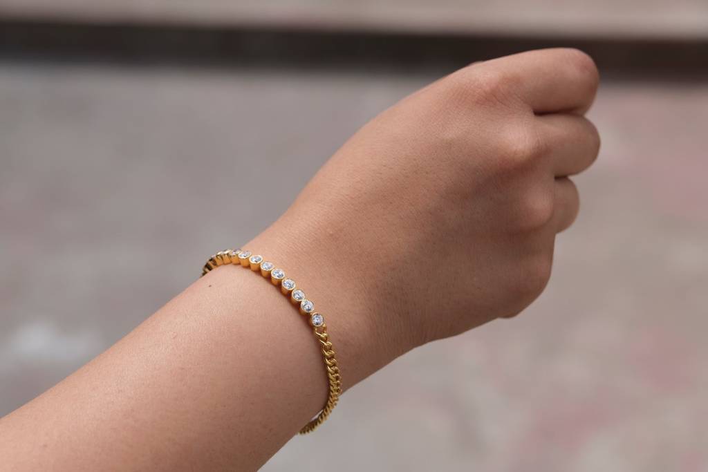 Curb Diamond Tennis Bracelet : BRA_CURBDI_GV5_1220