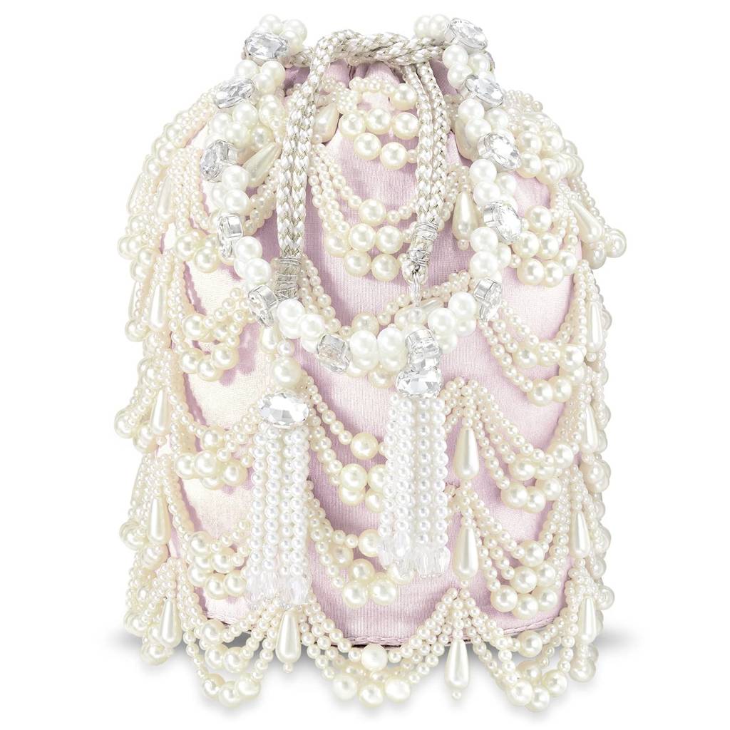 Potli Bags For Women Evening Bag Clutch Ethnic Bride Purse With Drawstring(P45M) : P45PK