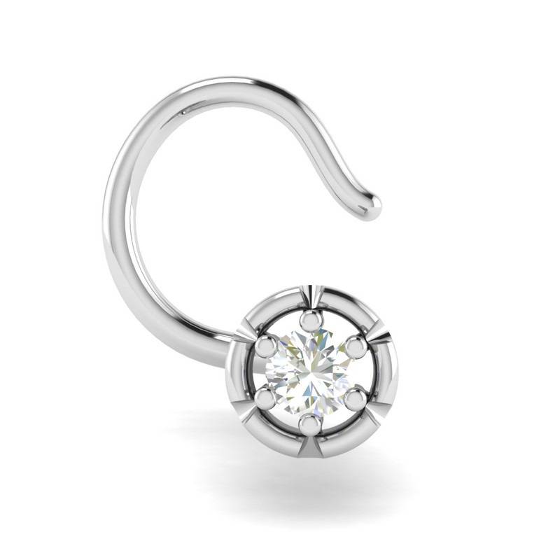 Avsar 9K Bis Hallmarked | Nosepin For Women/Girls |  Avno034 : AVNO034WC