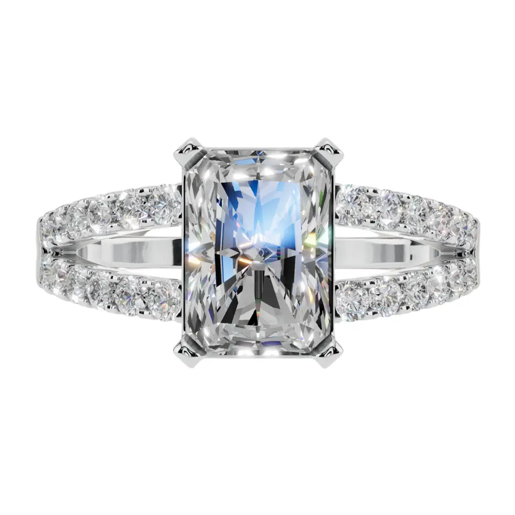 Regal Radiance Light Ring | 925 Sterling Silver : ULR022-W-9
