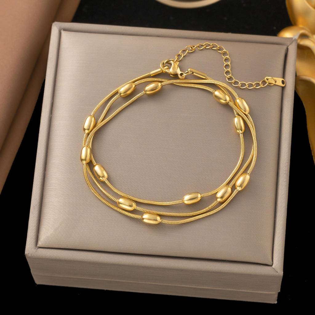 Multilayer Chain Bracelet : BR_SS_Multi-Lyr-Chn_gld