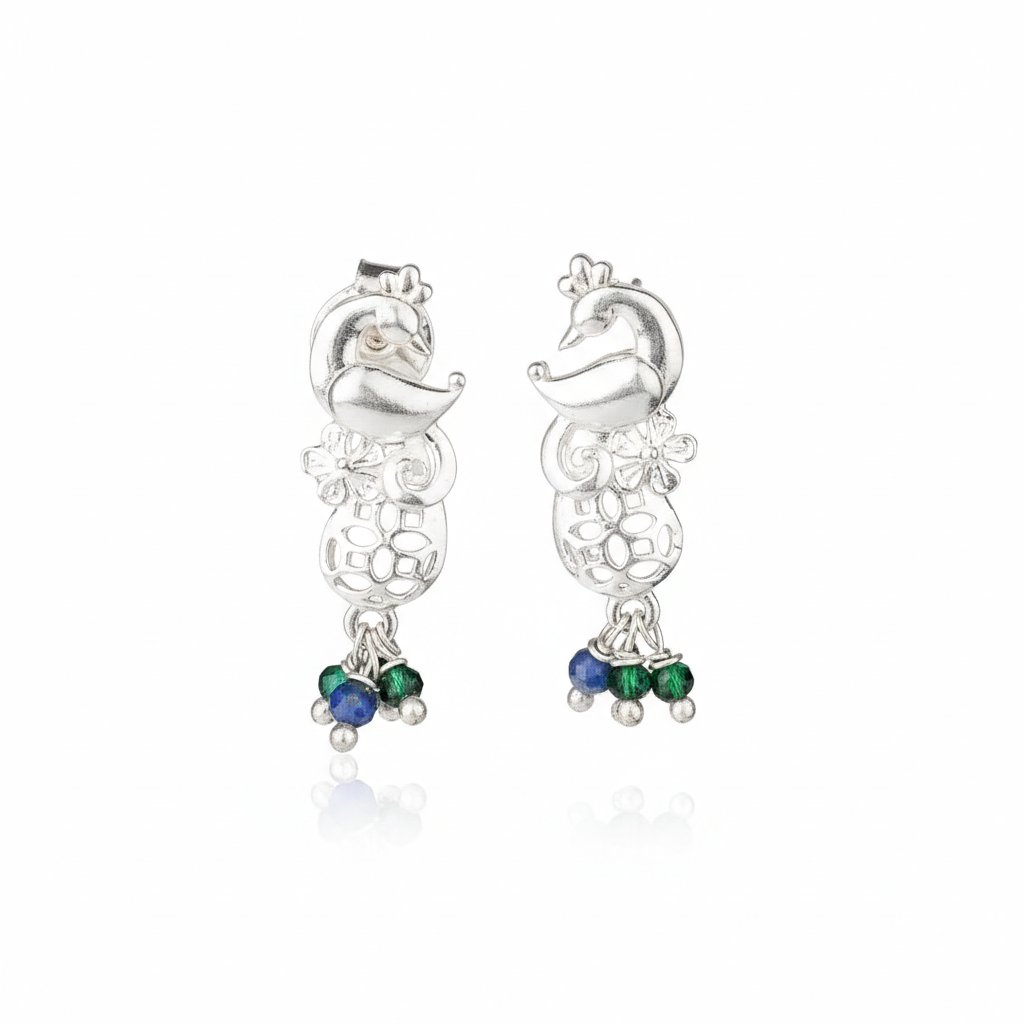 Peacock Feather Earrings : 88030871