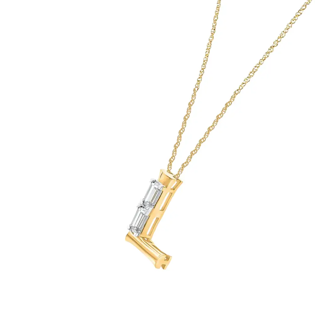 Lara Initial 'L' Necklace : AN73SYMW