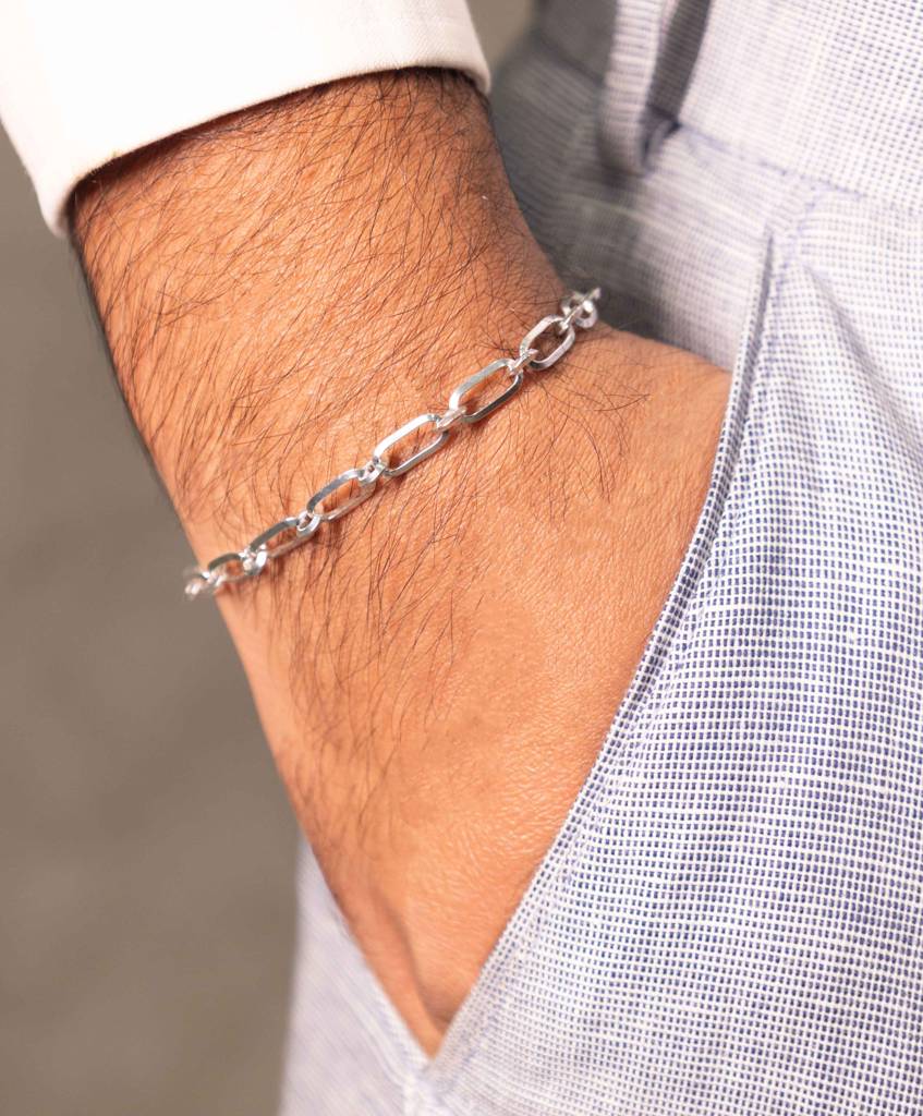 Sutra Flat Link Men Bracelet : MCB0030