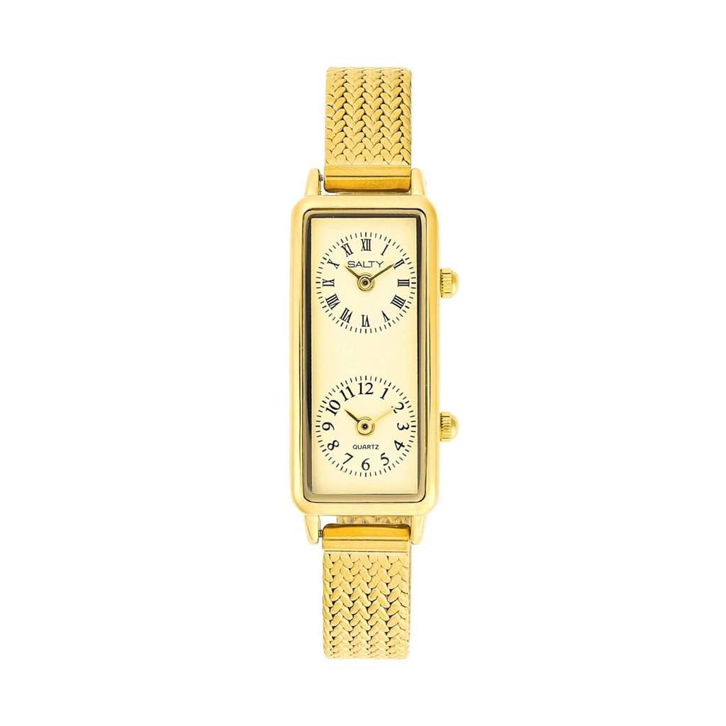 Dual Time Zone Watch For Long Distance Couples : WT-S-0038-G-G