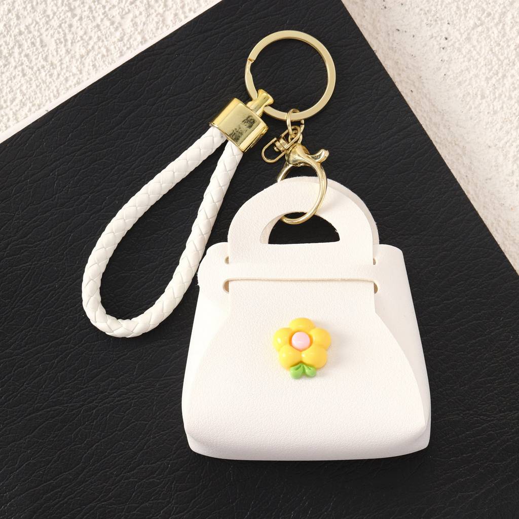 Mini Bag Charm : C-BG-0072-G-WH