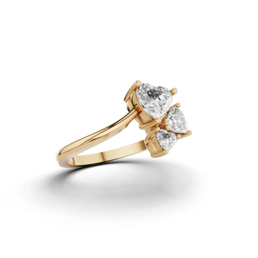 Serenith Flame Diamond Ring : AIENR-763