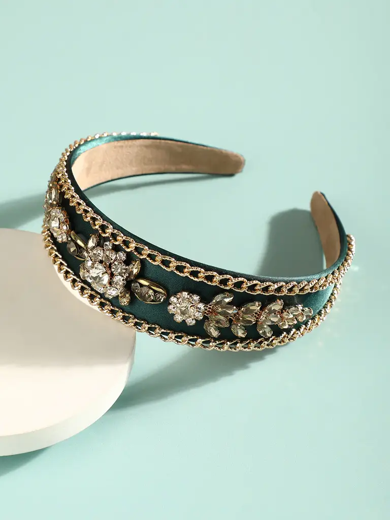 Ofelia-Green Color Hairband : SOHIBD9212