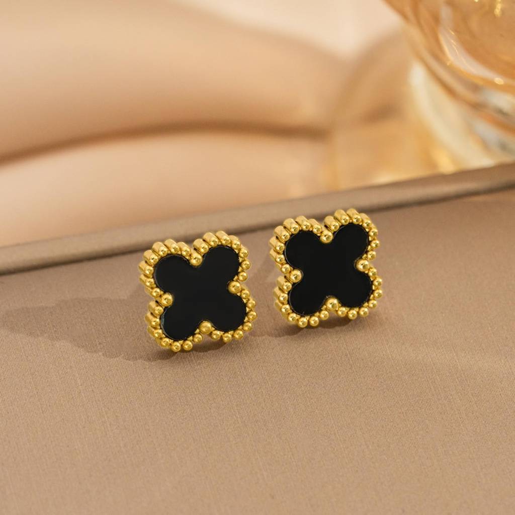 Floral Shaped Stylish Stud Earring Fashion Jewellery For Women & Girls : PX9E3011BL