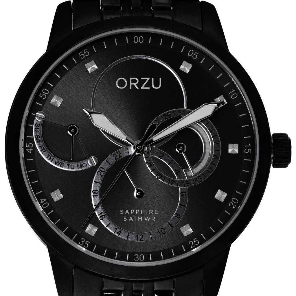 Multifunction Dial Men'S Watch - Mm40041 | Stainless Steel Case & Solid Band | Sapphire Glass | Band Watch For Men : MM40044