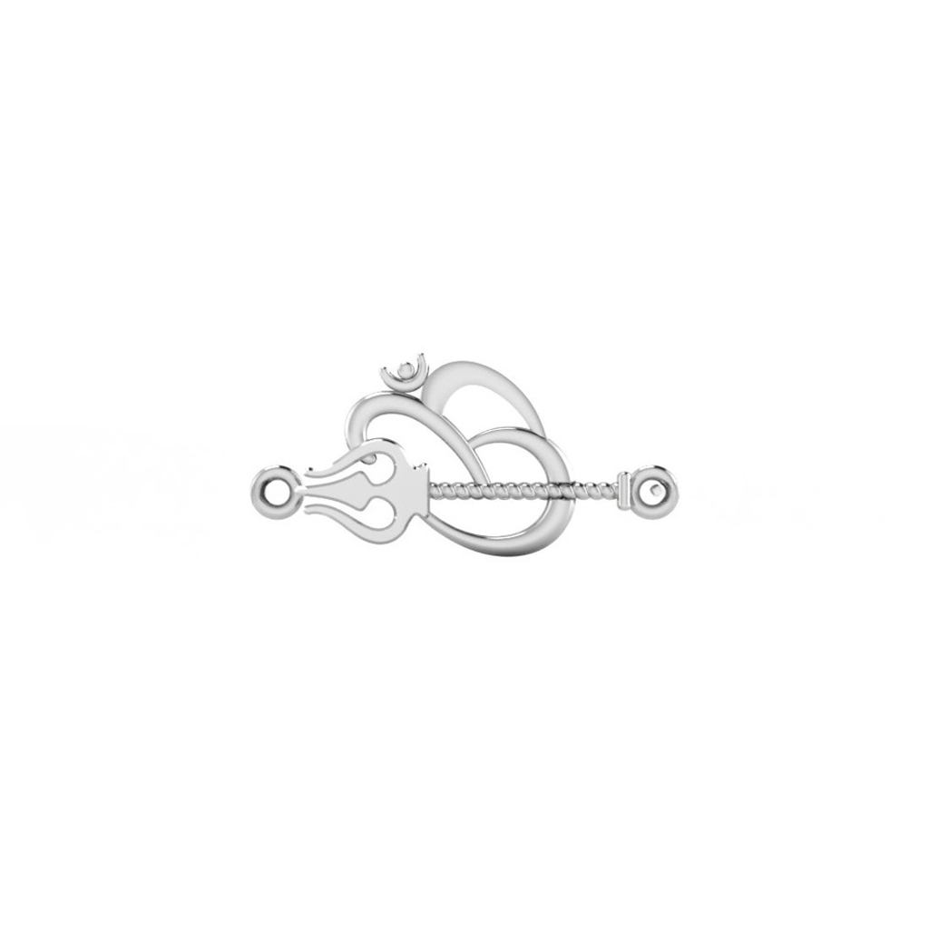 Tri Om 925 Sterling Silver Rakhi For Brother : RB-0028