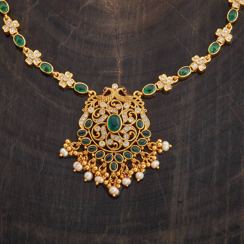 Gold - Plated Bridesmaid Temple Necklace - 429725 : 429725