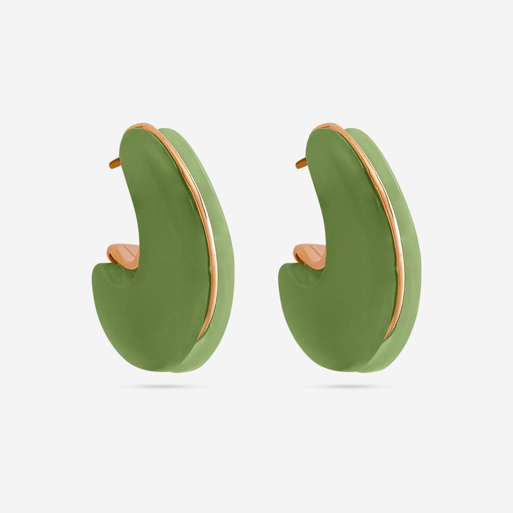 Gold - Plated Casual Wear Trendy Earring - 451281 : 451284