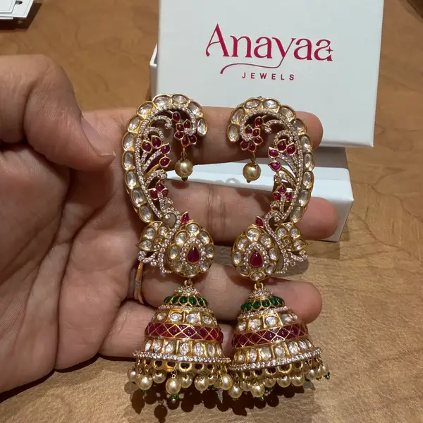 Rajkumari Earcuffs Earrings : RER19-RG