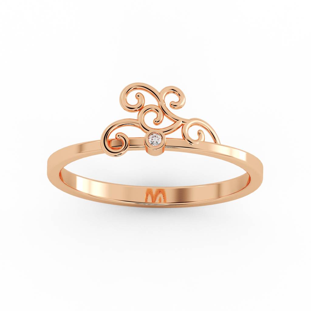 9K Bis Hallmarked Ring For Women/Girls | Avr1102 : AVR1102PC_8