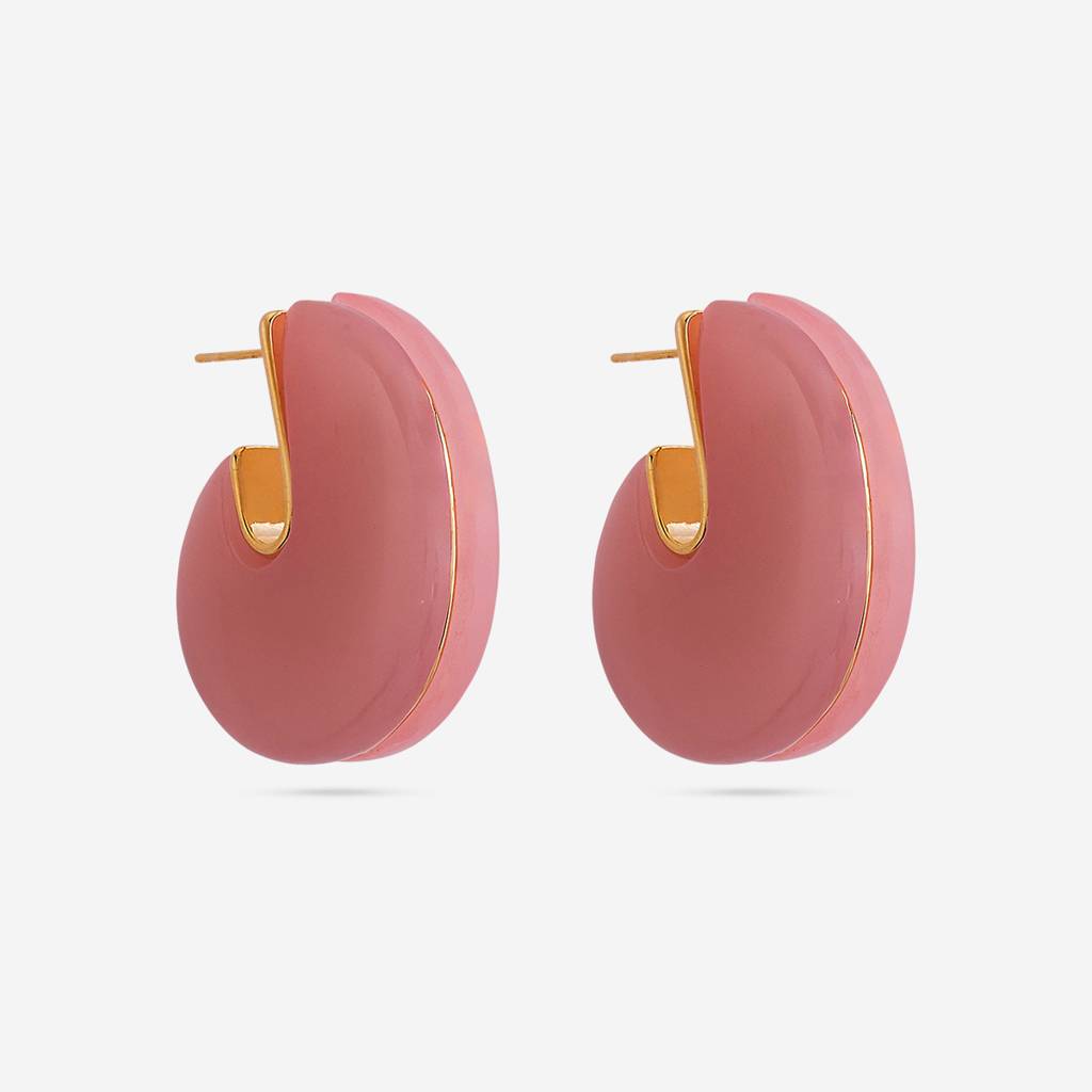 Gold - Plated Casual Wear Trendy Earring - 451289 : 451291