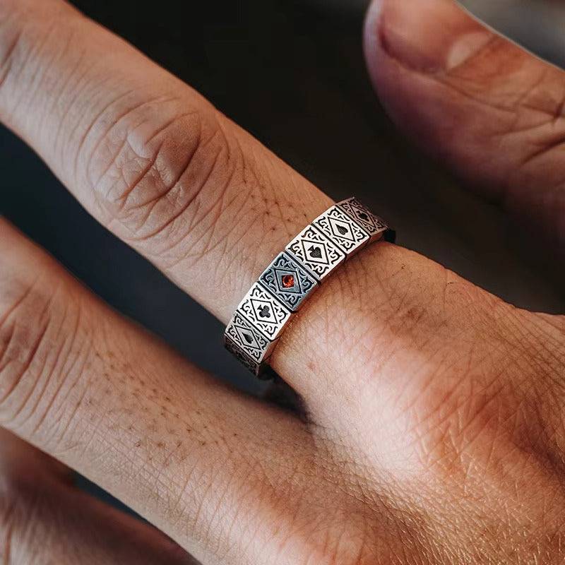 Cardinal Elegance Ring : MR1S0960-S-BLK