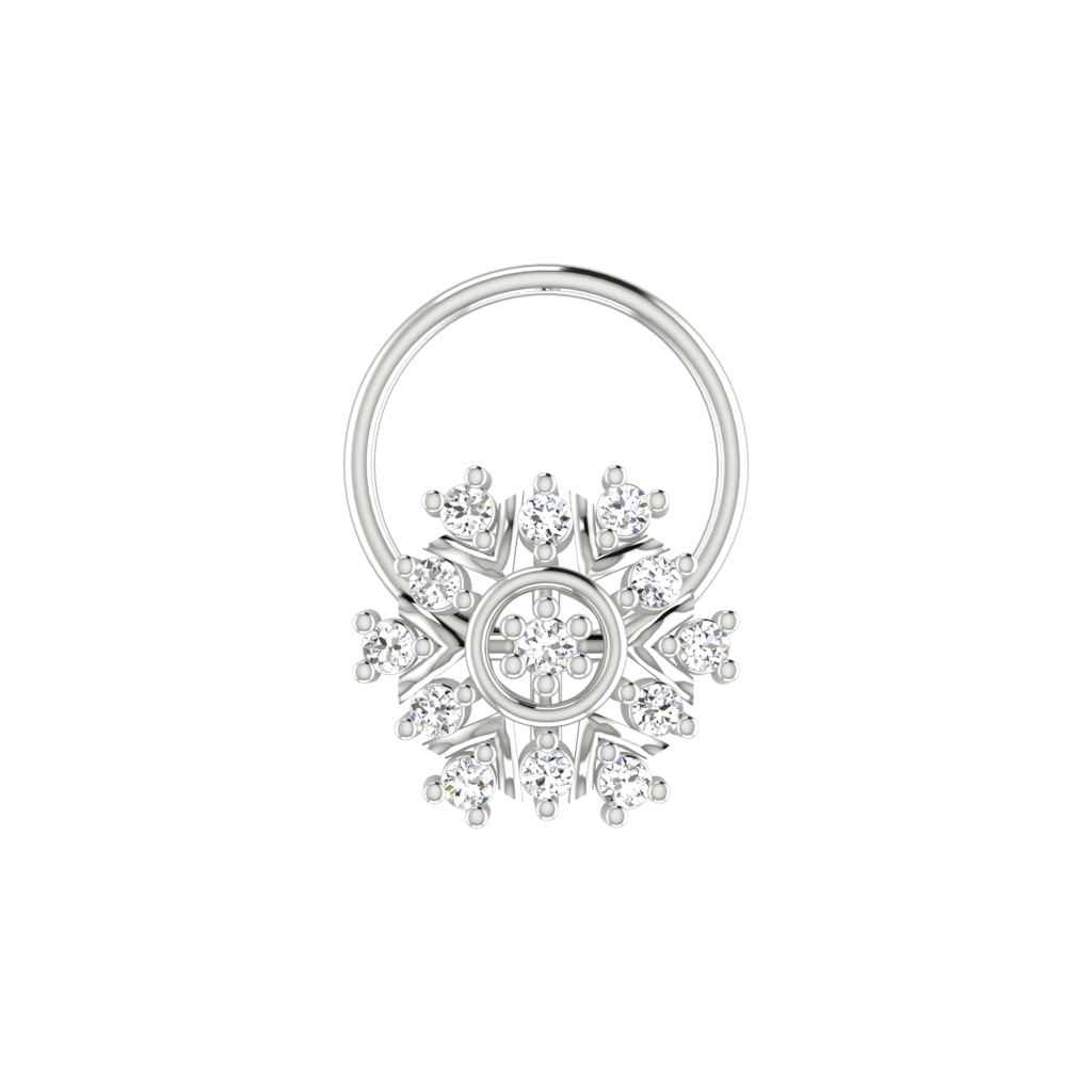 Avsar 9K Bis Hallmarked | Nosepin For Women/Girls |  Avno191 : AVNO191WC
