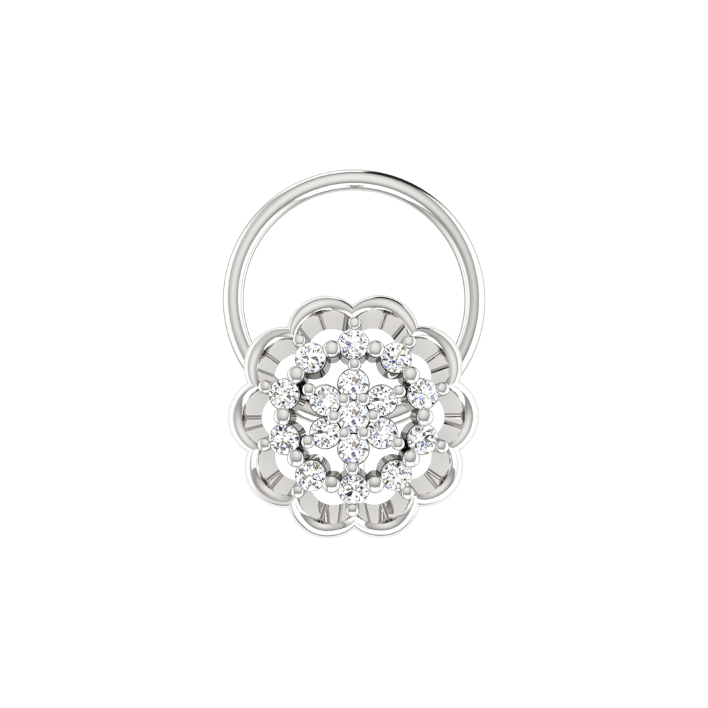 Avsar 9K Bis Hallmarked | Nosepin For Women/Girls |  Avno140 : AVNO140WC