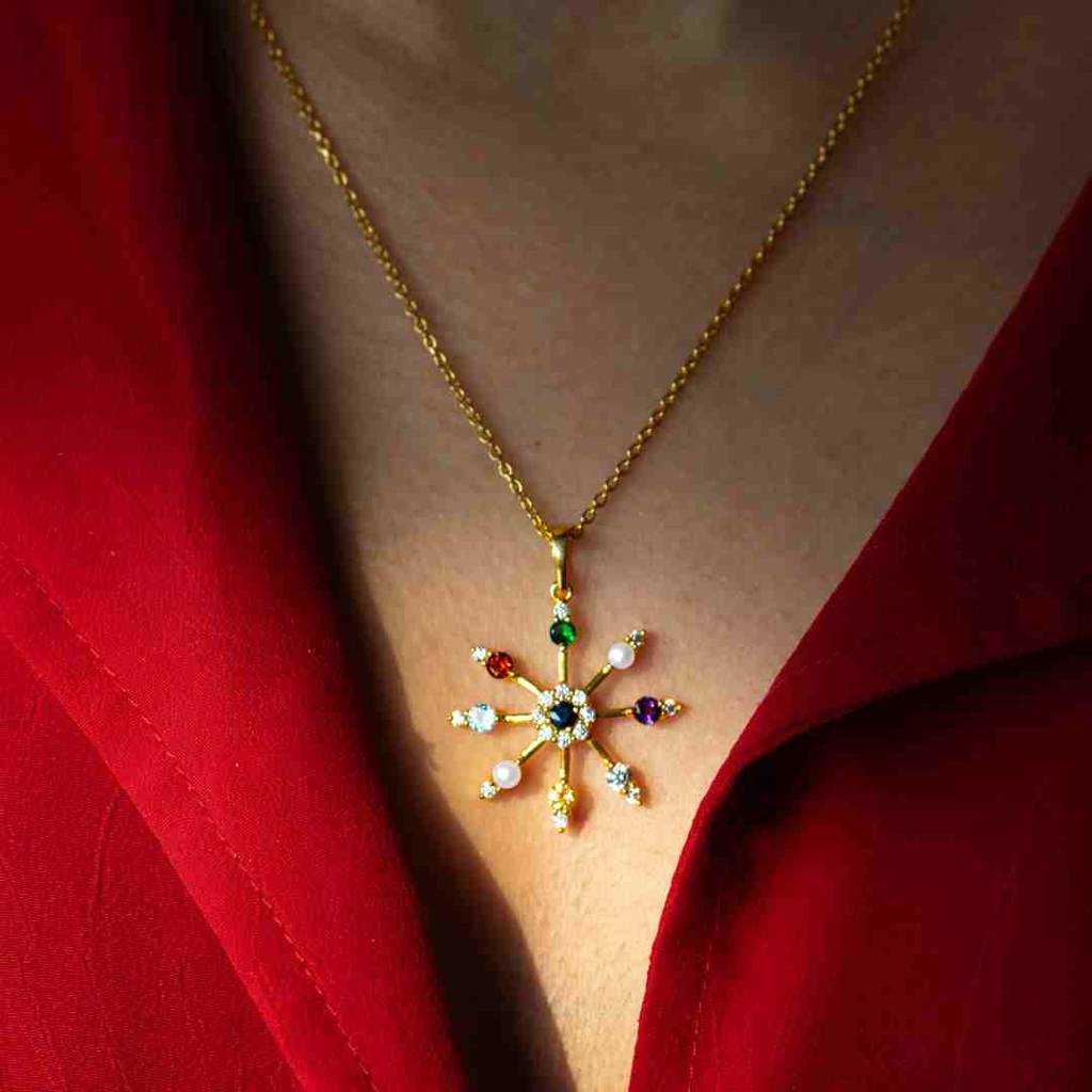 22K Gold Vermeil |Synergy Pendant (Without Chain)| Pure 925 Sterling Silver With The Thickest Gold Layer : TSPN-SYN-G-50156