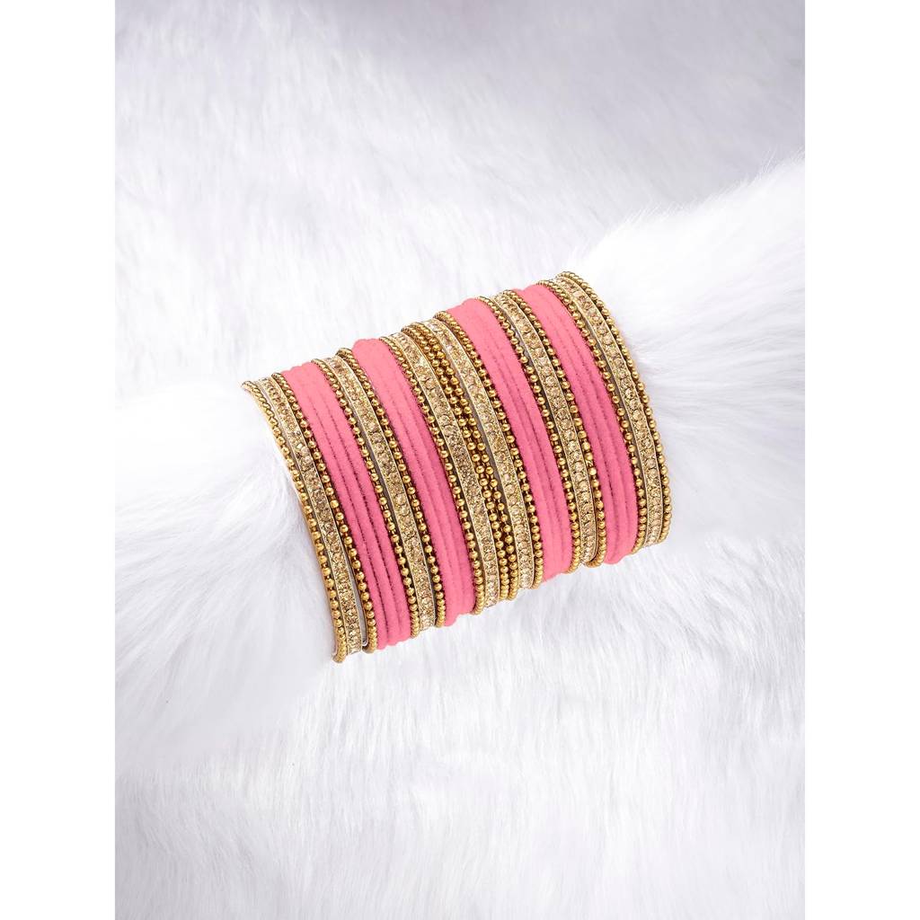 Chuda Bangle Set Indian Traditional Bridal Dulhan Wedding Fashion Jewellery For Women : PF51B34PK