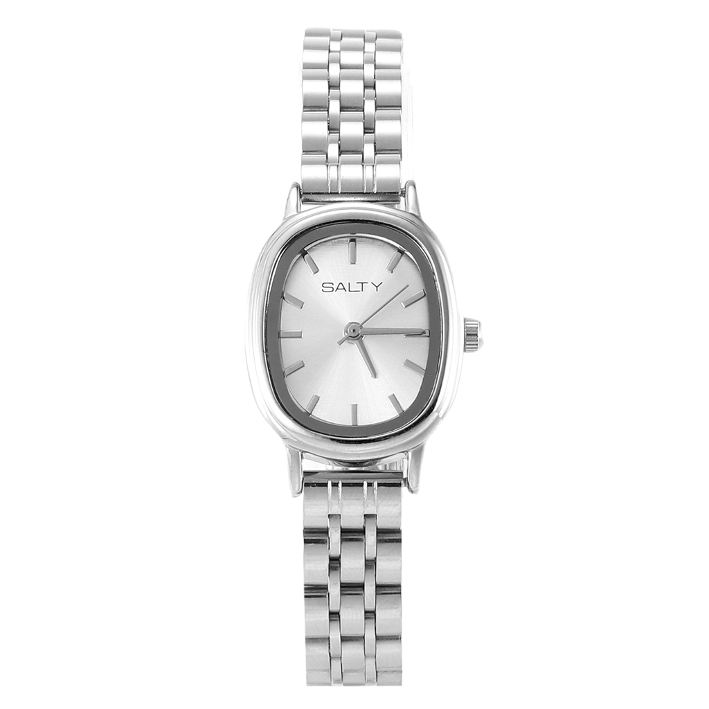 Snow Dial Timeless Watch : WT-S-0009-S-WH