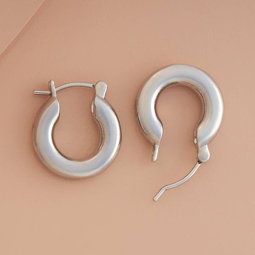 Rhodium - Plated Casual Wear Trendy Earring - 440604 : 440604
