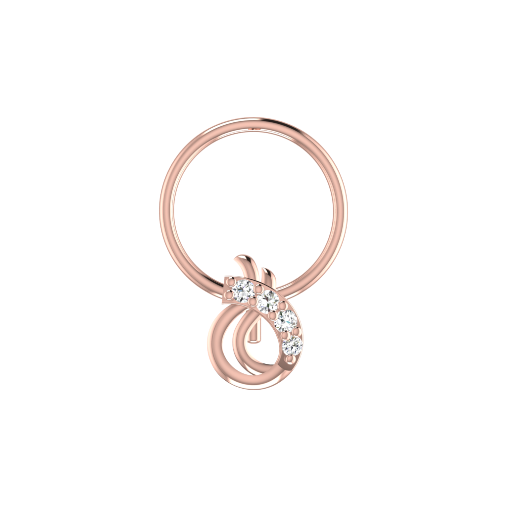 Avsar 9K Bis Hallmarked | Nosepin For Women/Girls |  Avno321 : AVNO321PC