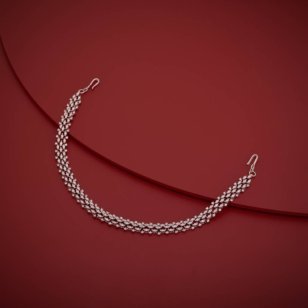 Plated Bridesmaid Zircon Tikka - 463915 : 463916