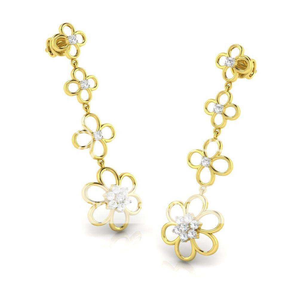 Avsar 9K Bis Hallmarked | Earring For Women/Girls | Ave13 : AVE13YC