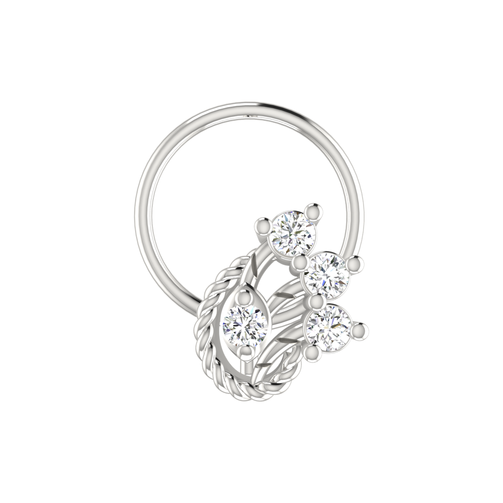 Avsar 9K Bis Hallmarked | Nosepin For Women/Girls |  Avno247 : AVNO247WC