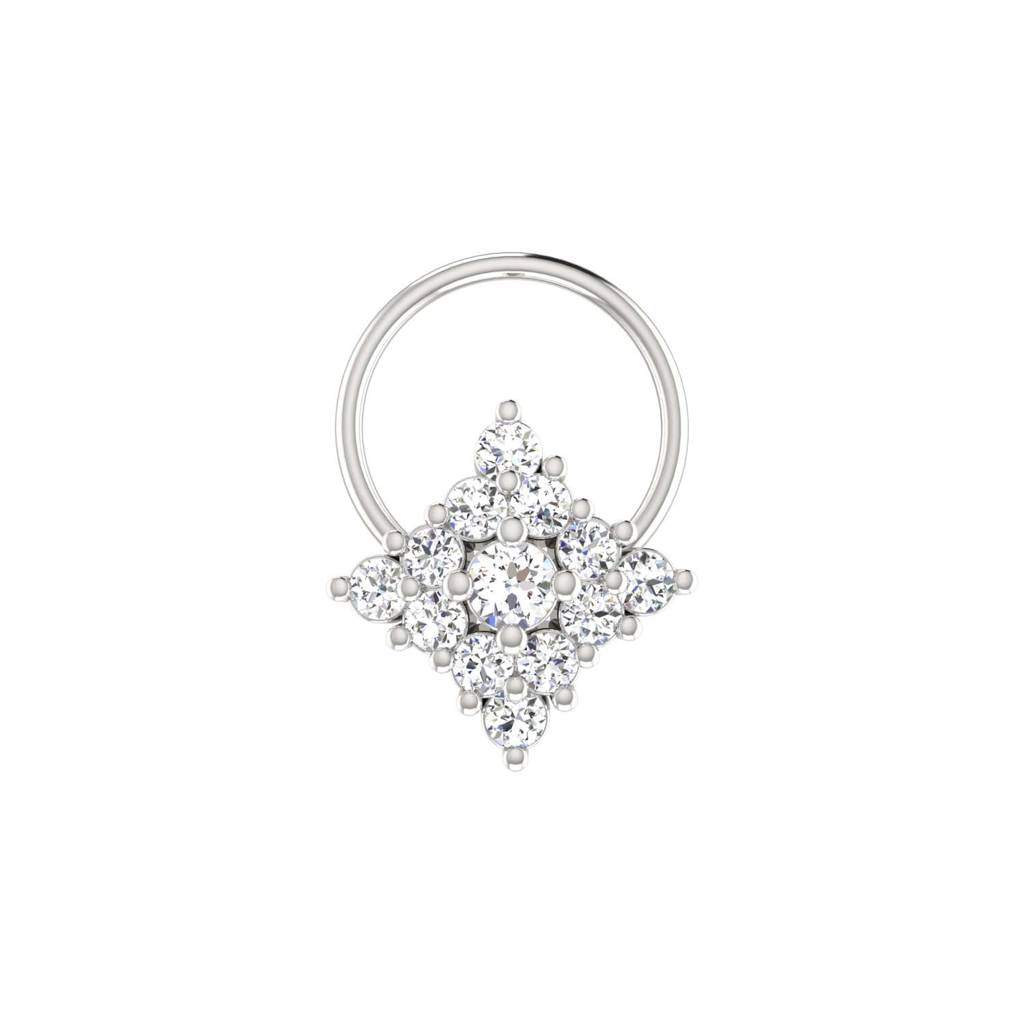 Avsar 9K Bis Hallmarked | Nosepin For Women/Girls |  Avno099 : AVNO099WC