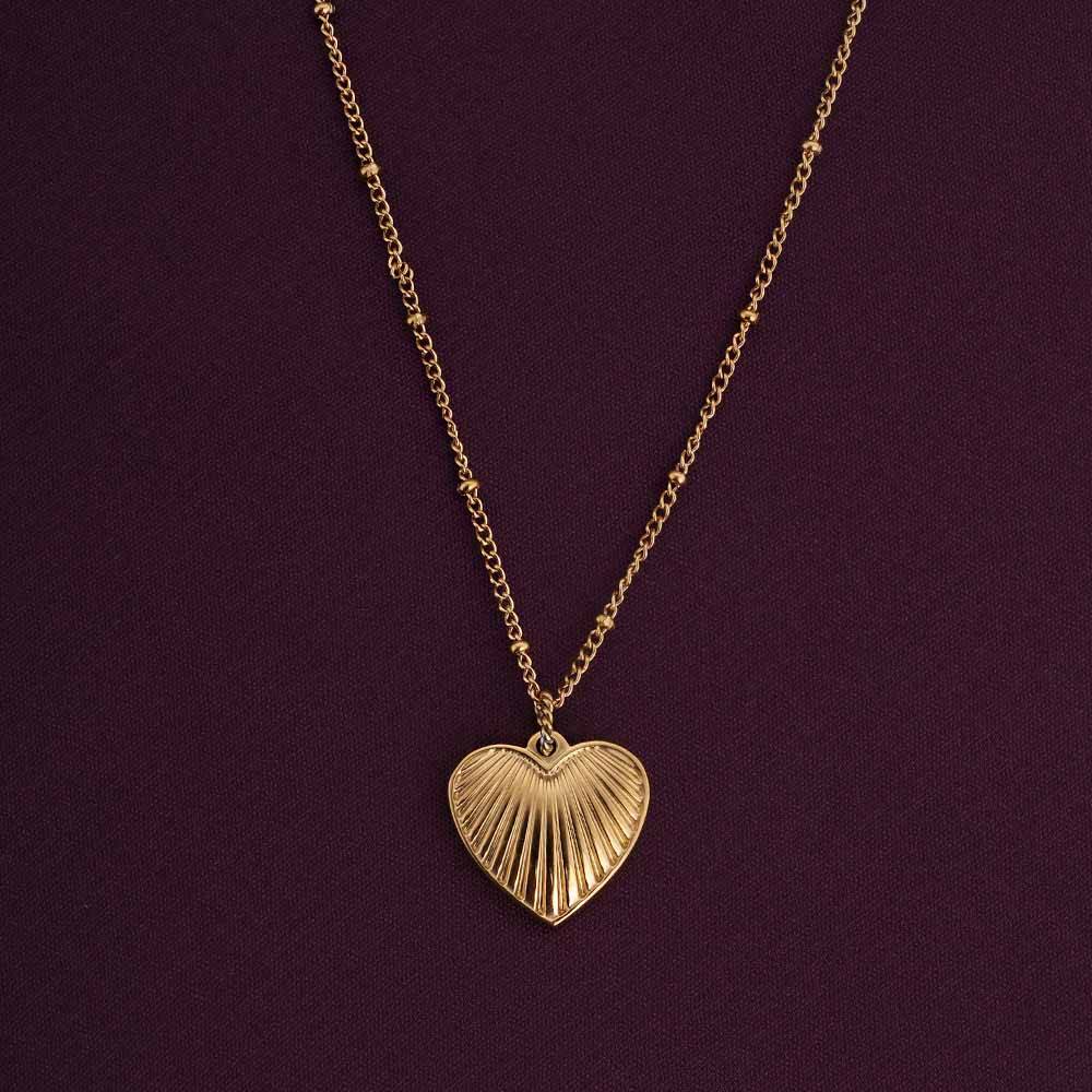 Cupid’S Heart Charm Set : PM-NECKLACE-215_SSWBR0312