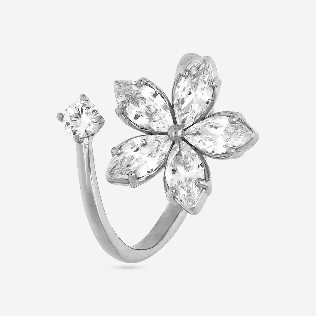 Plated Casual Wear Trendy Zircon Finger Ring - 464154 : 464155