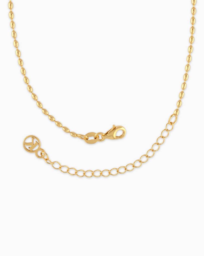 Pebble Line Chain: 925 Sterling Silver, Smooth Textured Links : TK-1501-N104-G00