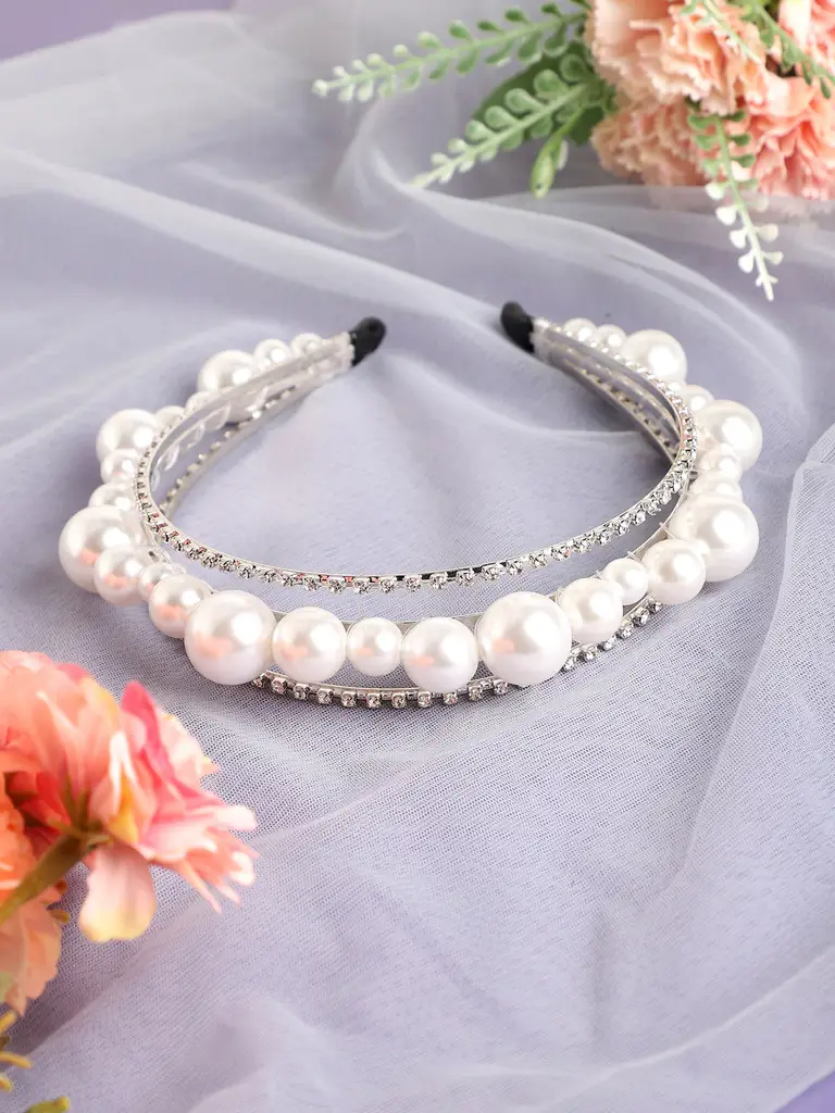 Michael-Silver-Plated Hairband : SOHIBD9227
