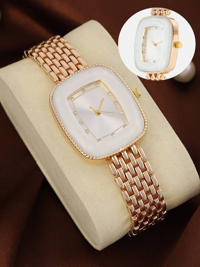 The Grecian Rectangular Diamond Watch : HSWC1389