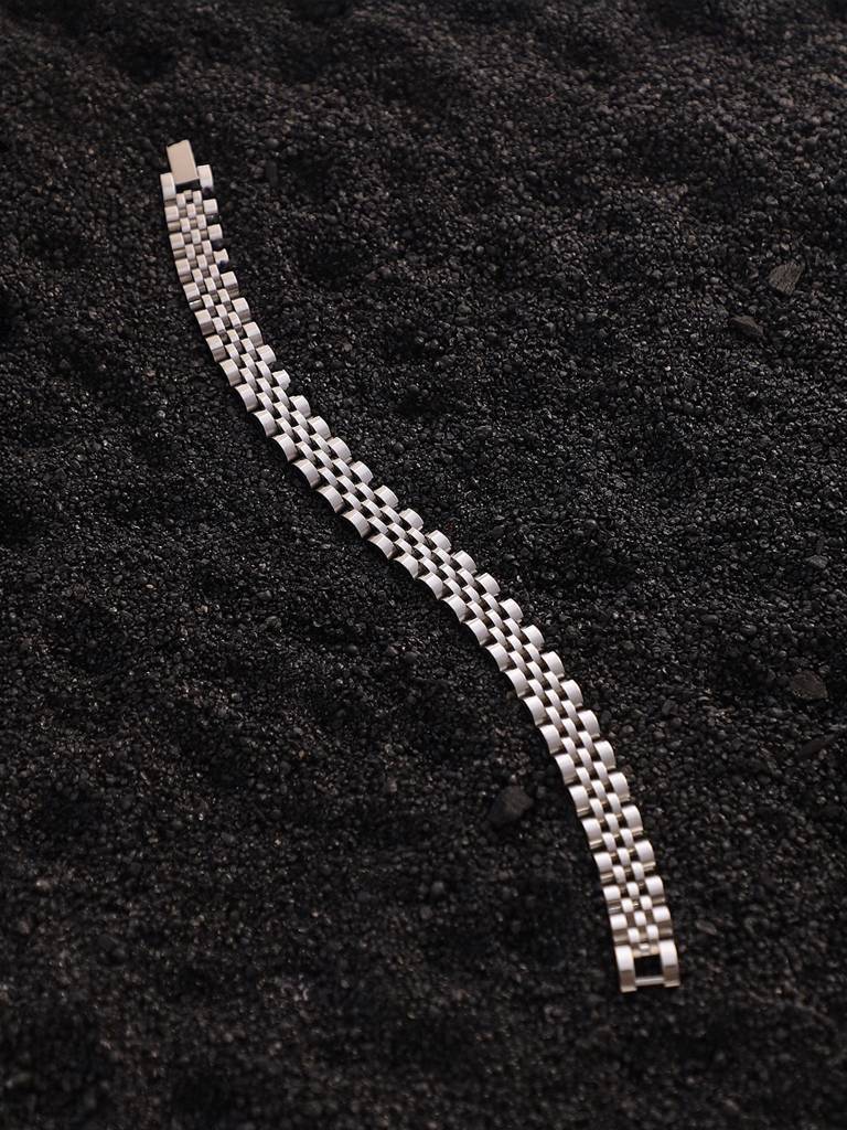 Men'S The Five-H-Link Chain Bracelet - Metallic Silver : FABR1323