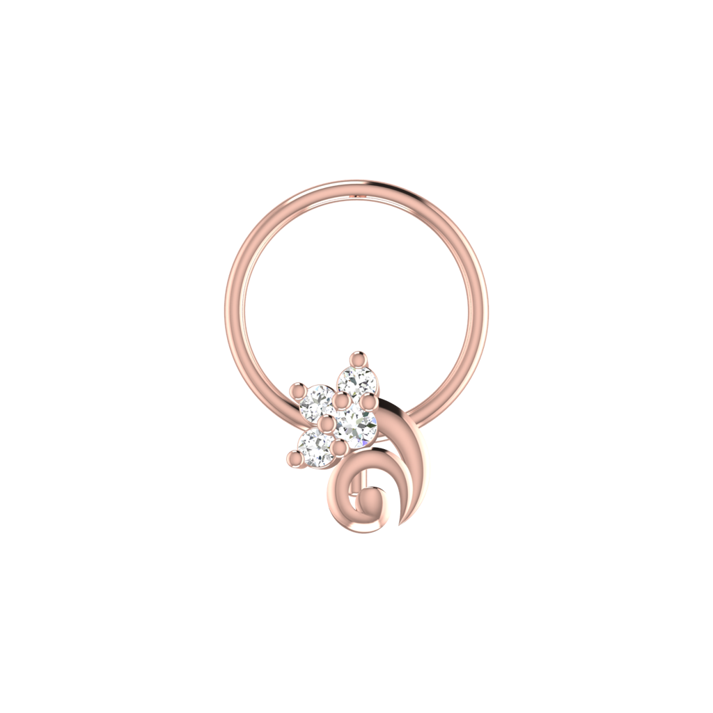 Avsar 9K Bis Hallmarked | Nosepin For Women/Girls |  Avno294 : AVNO294PC