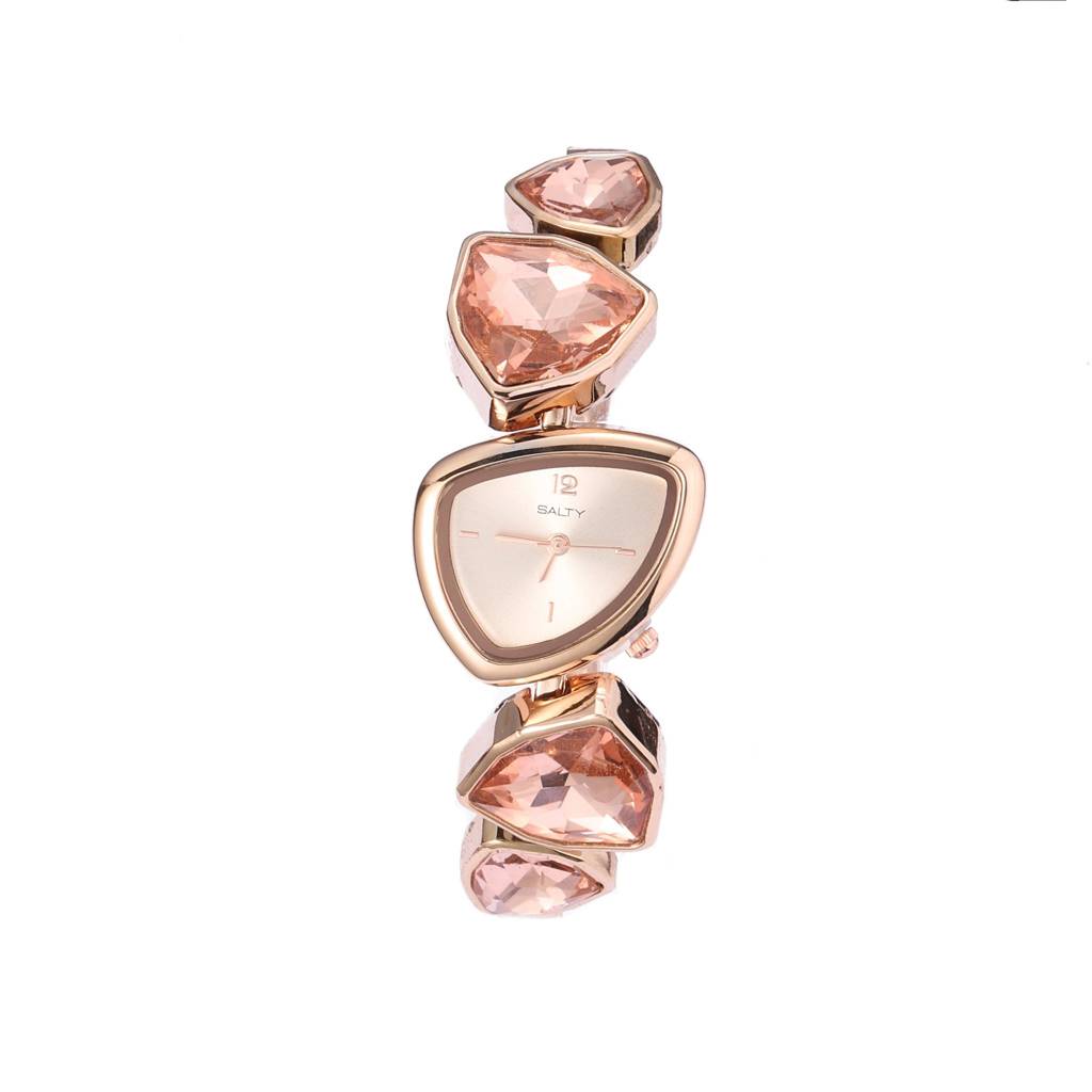 Rose Gold Diamond Luxury Watch : WT-S-0035-RG-RG