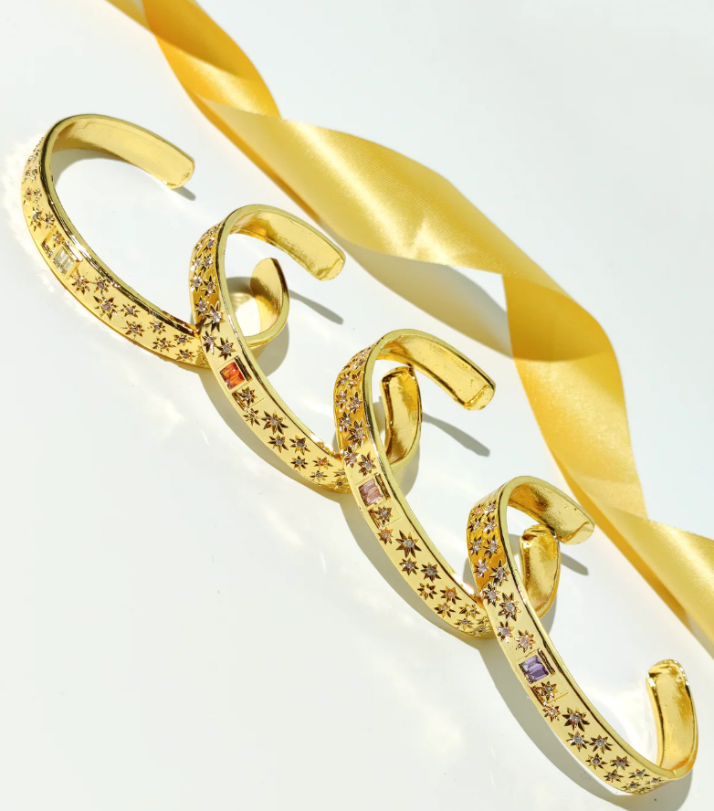 Blissful Colours Starry Cuff Bracelet : DBC04CB