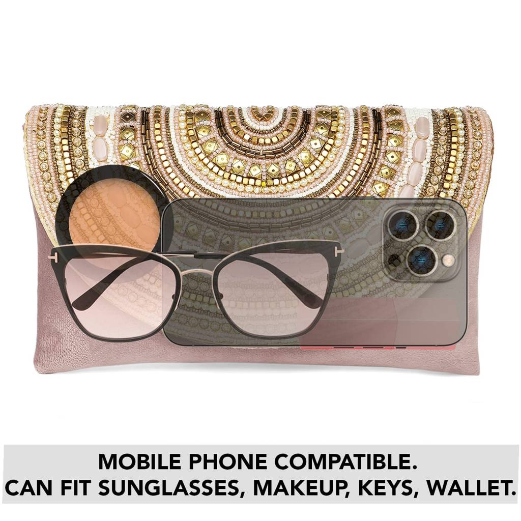 Clutch Purses For Women Wedding Handmade Evening Handbags Party Bridal Clutch (C12Bl) : C12PCH