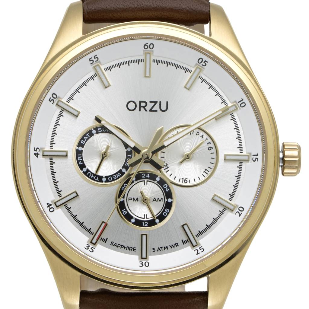 Multifunction Dial Men'S Watch - Mm40051 | Stainless Steel Case & Solid Band | Sapphire Glass | Band Watch For Men : MM40056
