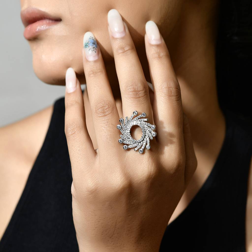 Fireworks Halo Glitter Ring : 8905124545180