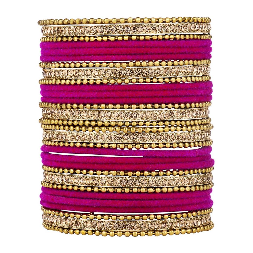 Chuda Bangle Set Indian Traditional Bridal Dulhan Wedding Fashion Jewellery For Women : PF51B34RP-8